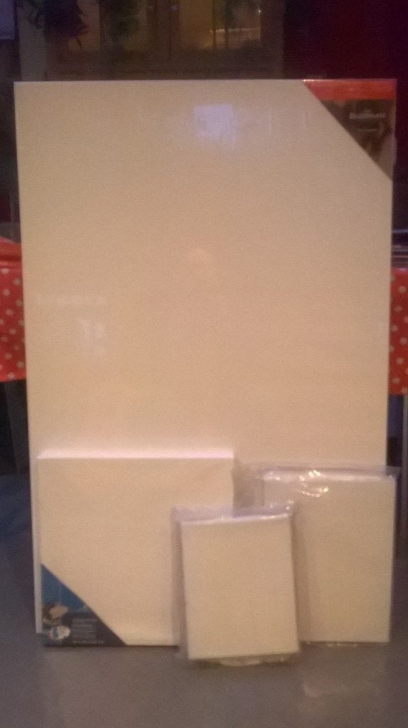 Blanco canvasdoeken, Hobby en Vrije tijd, Ophalen, Nieuw