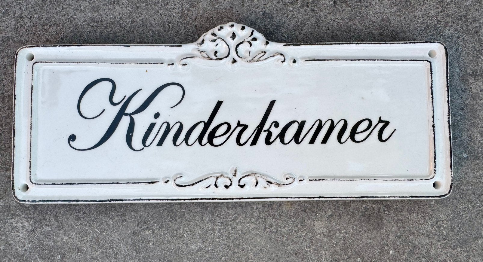 Kinderkamer bordje, Verzamelen, Speldjes, Pins en Buttons, Ophalen of Verzenden, Zo goed als nieuw