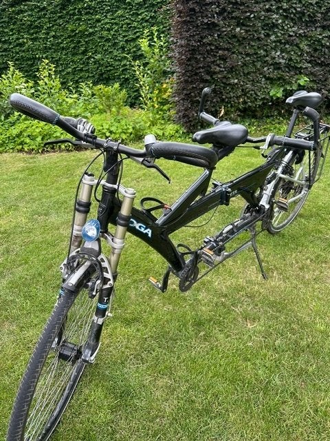 Koga Miyata Twin Traveler (vouwbaar) + fietsrek, Vélos & Vélomoteurs, Frein sur jante, Aluminium, Enlèvement, Utilisé