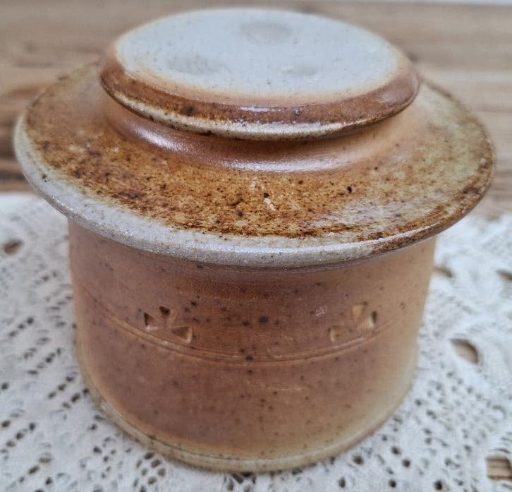 Vintage Franse gres boterpot, La Borne, Roland Bottani, Enlèvement ou Envoi