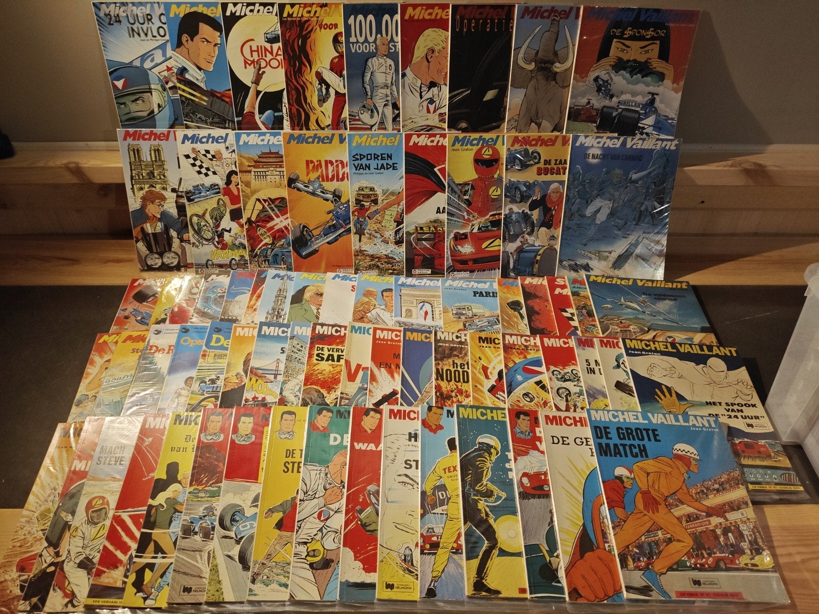 Lot 2: Michel Vaillant reeks 1-70 ( volledig), Boeken, Stripverhalen, Ophalen of Verzenden