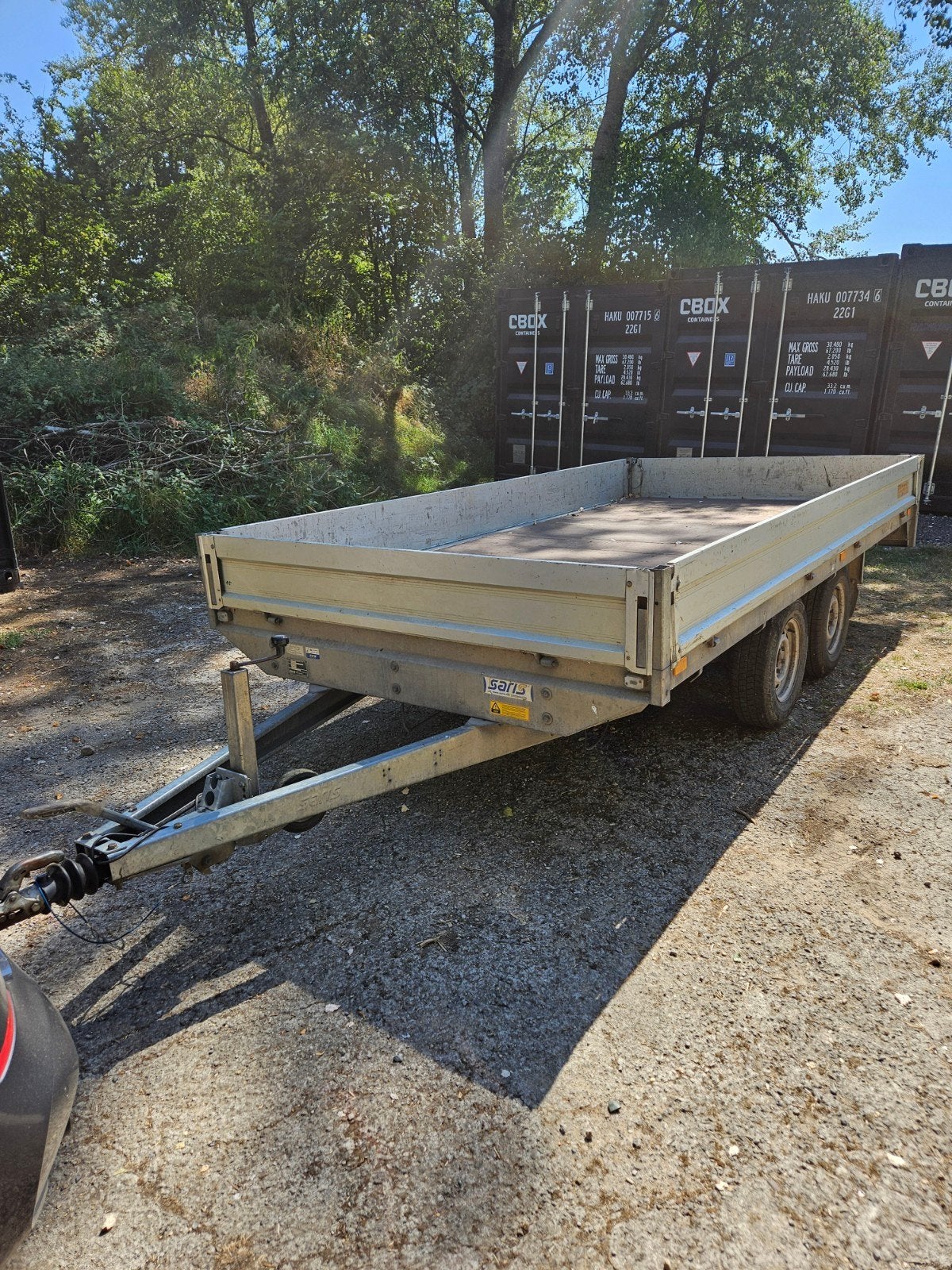 remorque 2700kg 200x400cm, Enlèvement, Utilisé