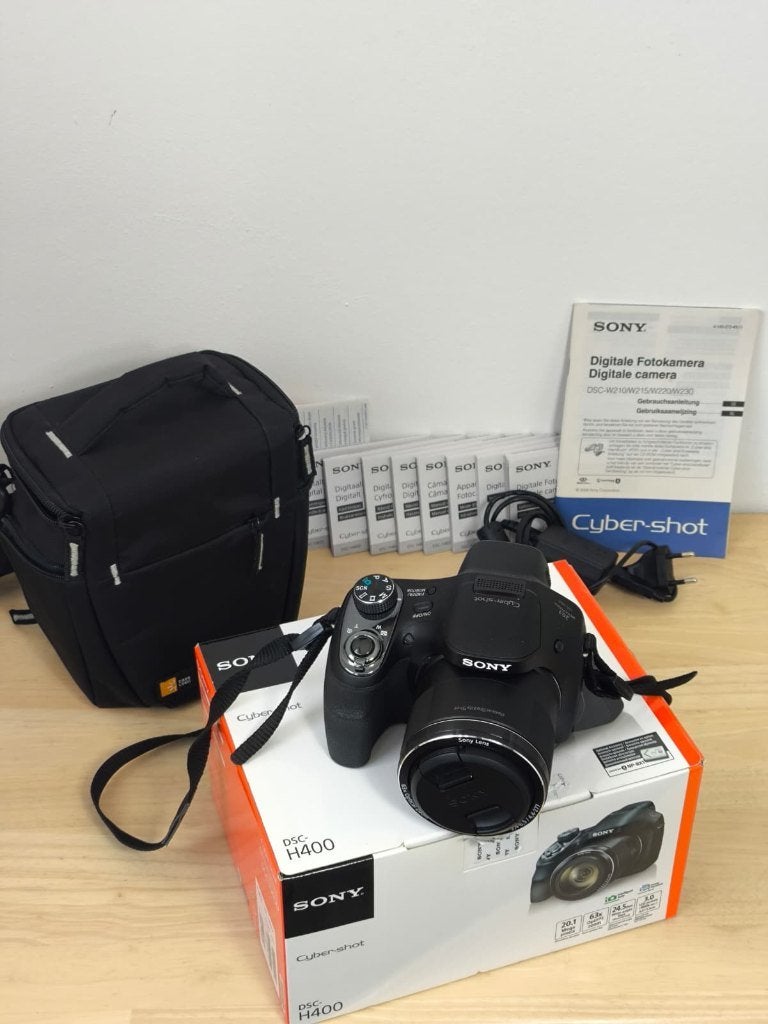 Sony Cyber-shot DSC-H400 20,1 MP | Zoom 63x | Kit complet, TV, Hi-fi & Vidéo, Appareil photo bridge, 20 mégapixels, Enlèvement ou Envoi