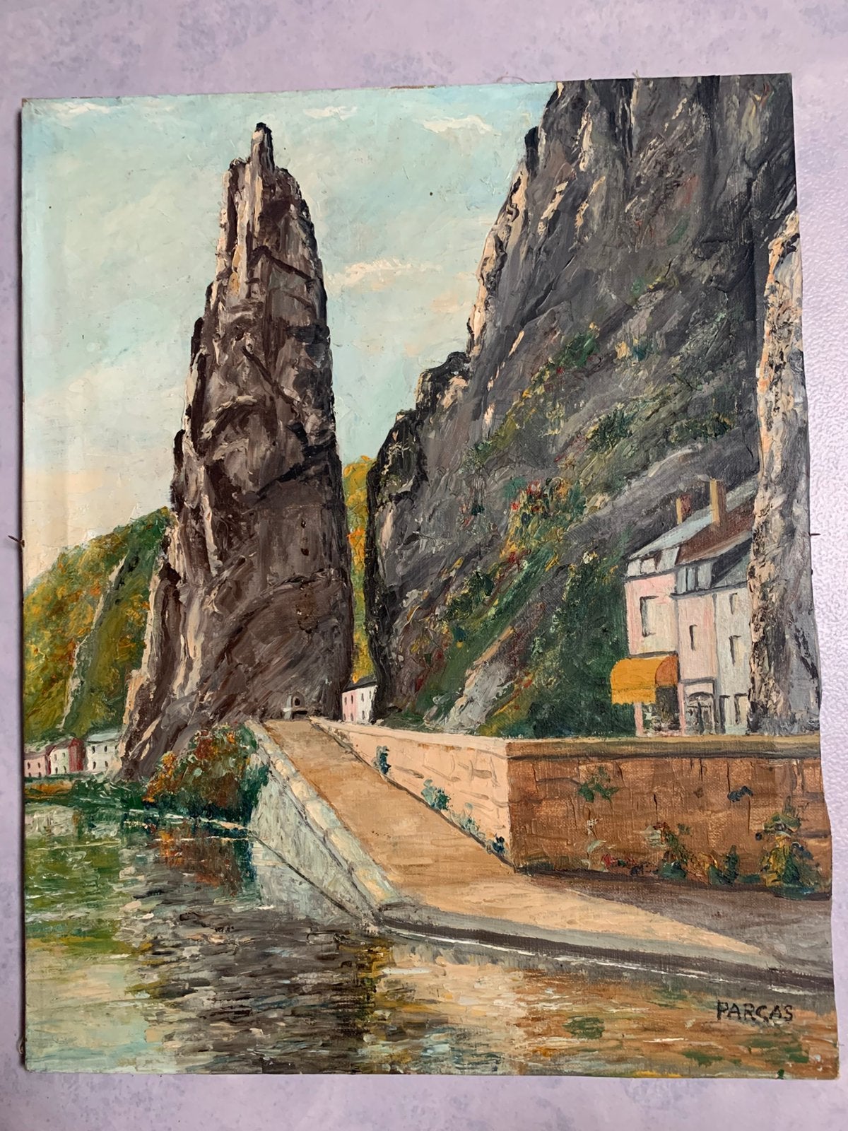 Rocher BAYARD DINANT MEUSE, Antiquités & Art, Enlèvement ou Envoi, Toile