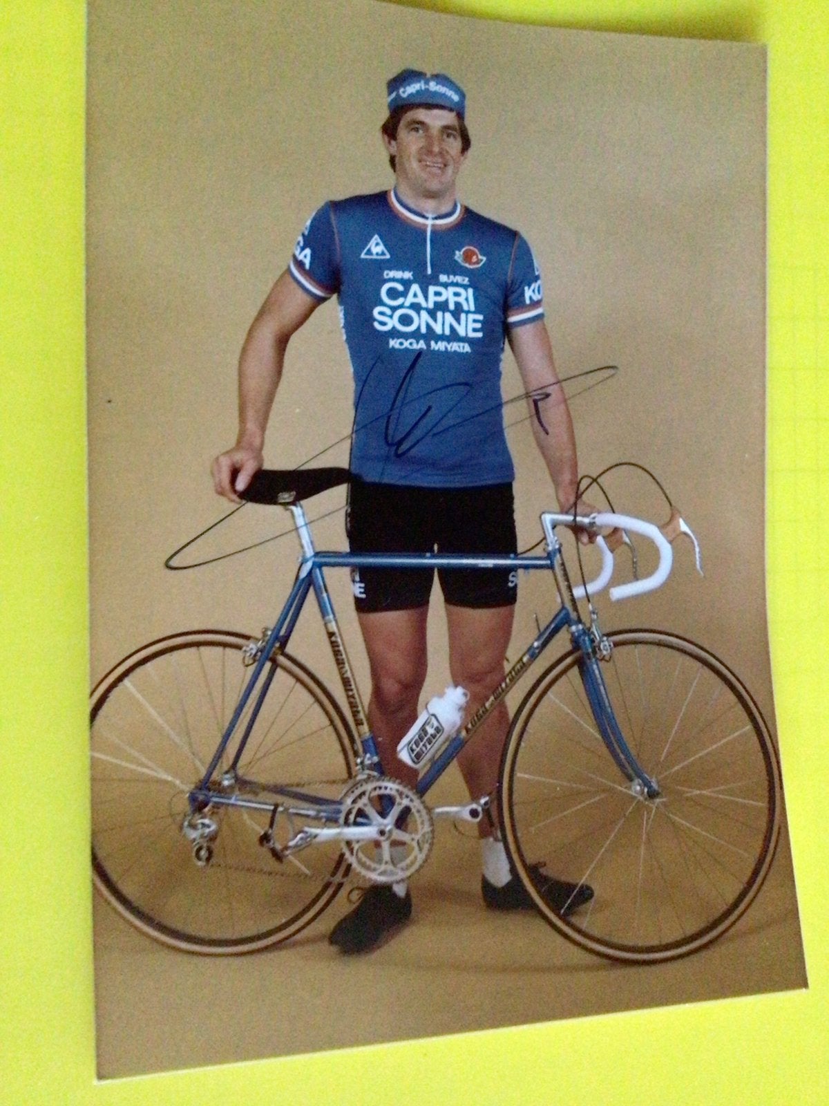 Wielerkaart 1981  team capri sonne marc demeyer signe, Verzenden, Zo goed als nieuw