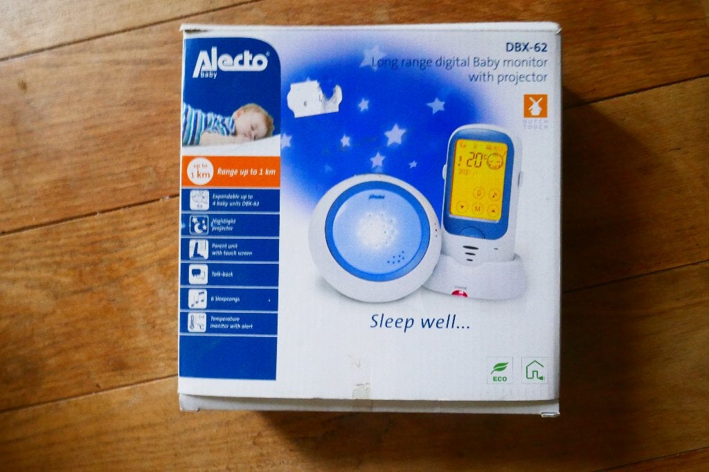 Babyphone Alecto DBX-62, Enfants & Bébés, Enlèvement, Comme neuf, 250 mètres ou plus
