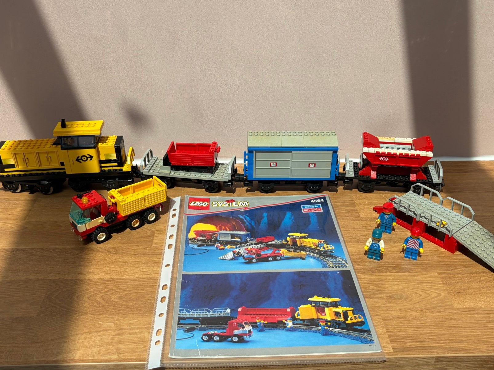 Lego 4564 freight rail runner, Enlèvement ou Envoi, Comme neuf, Complet, Lego