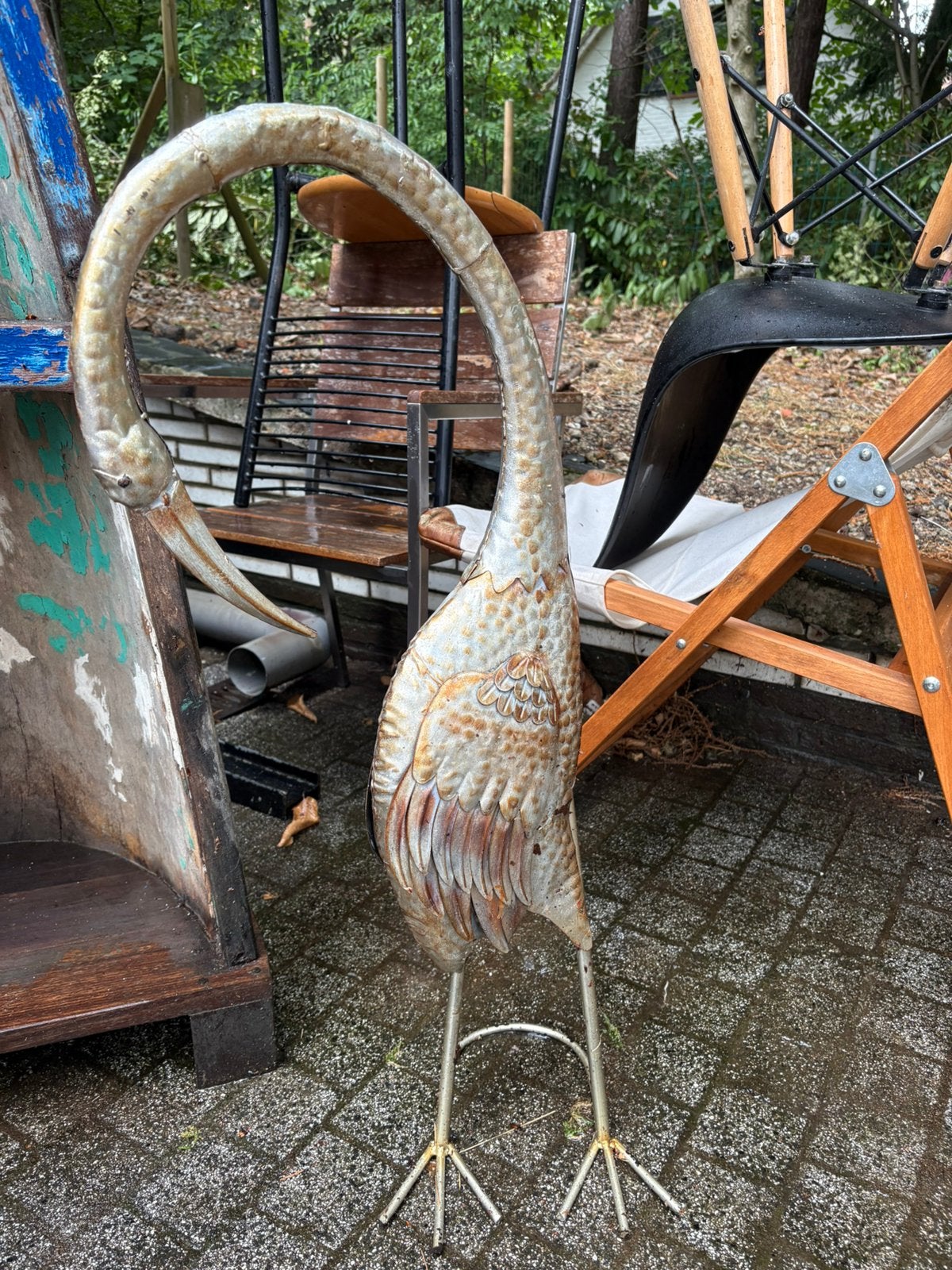 Flamingo deco, Tuin en Terras, Ophalen, Zo goed als nieuw