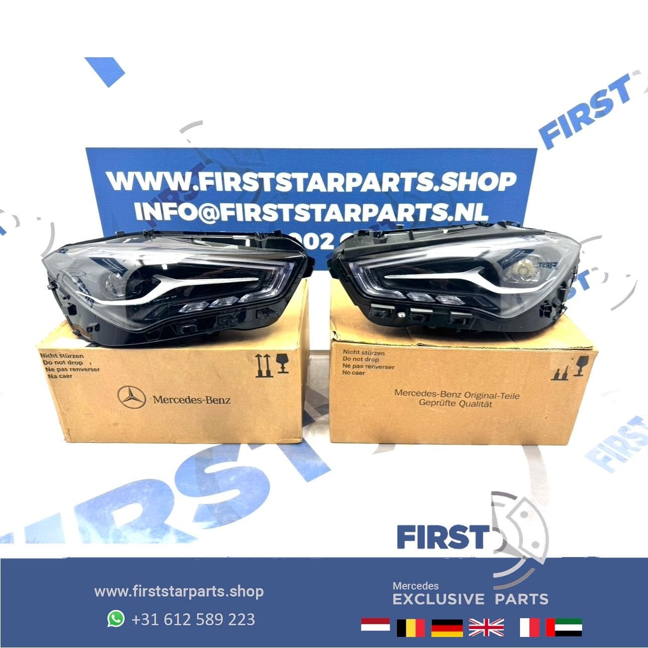 C118 W118 FACELIFT CLA LED MULTIBEAM KOPLAMPEN Mercedes 2022, Auto-onderdelen, Gebruikt, -, Ophalen of Verzenden, -