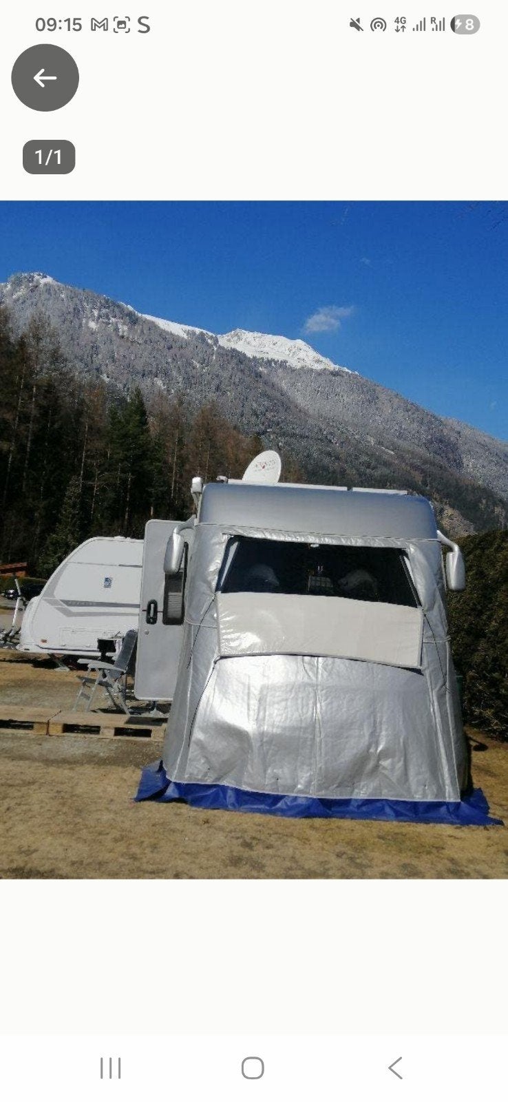 camper isolatie deken, Caravans en Kamperen, Ophalen, Zo goed als nieuw