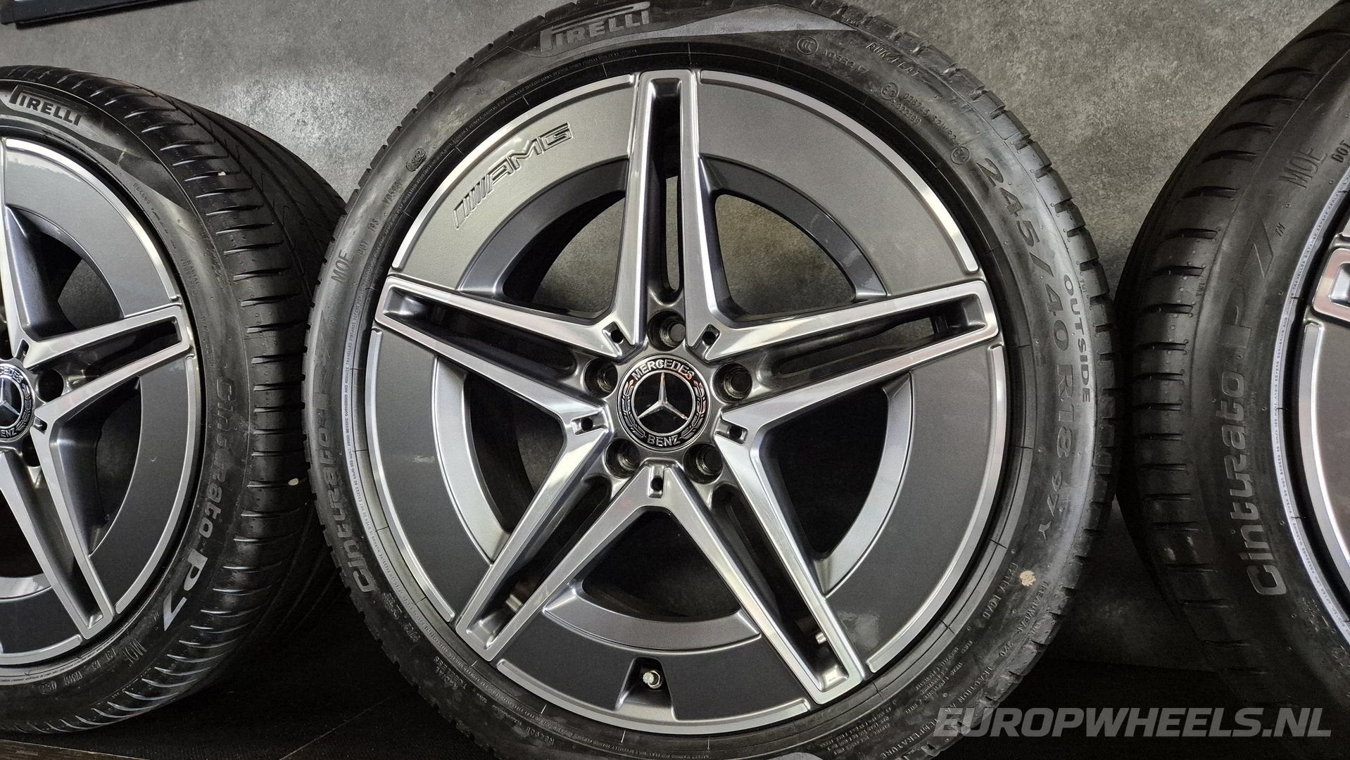 18 inch Mercedes velgen C klasse W206 AMG zomerbanden S206, Autos : Pièces & Accessoires, Pneus et Jantes, Véhicule de tourisme