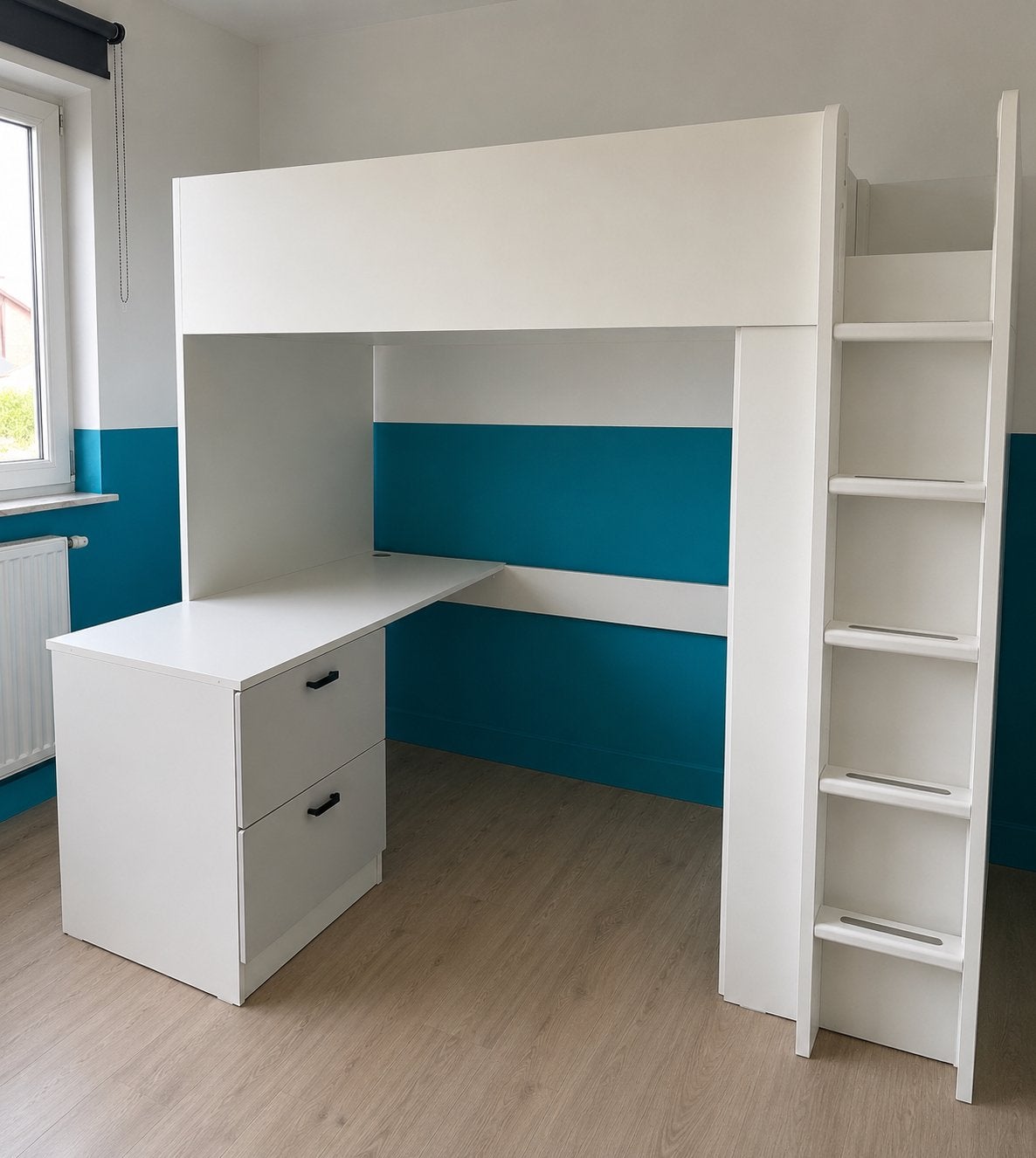 Hoogslaper ikea te koop, Enlèvement, Comme neuf, Lit mezzanine