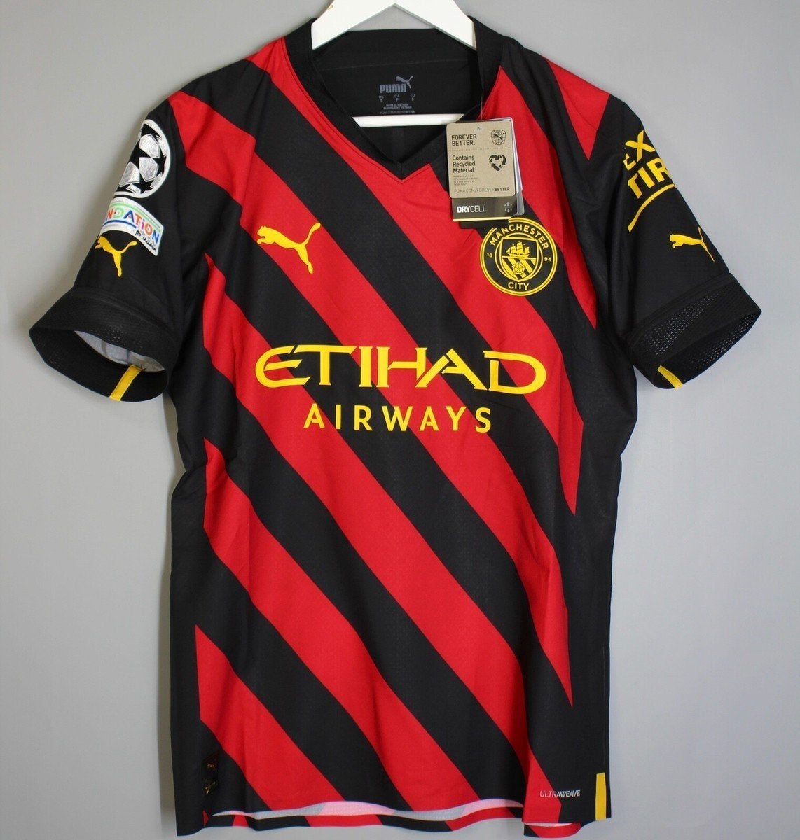 Manchester City Haaland Voetbal Uitshirt Origineel 2022, Enlèvement ou Envoi