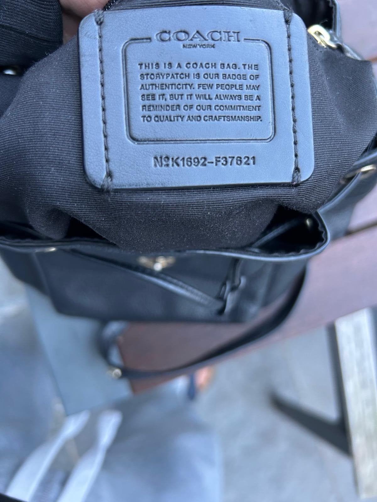 Handtas Coach K1692-F37621., Handtassen en Accessoires, Ophalen of Verzenden, Gebruikt, Zwart, Handtas