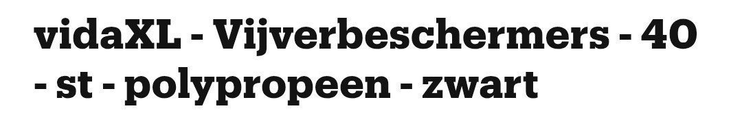 Vijvernet, Tuin en Terras, Vijver-toebehoren, Ophalen, Vijvernet