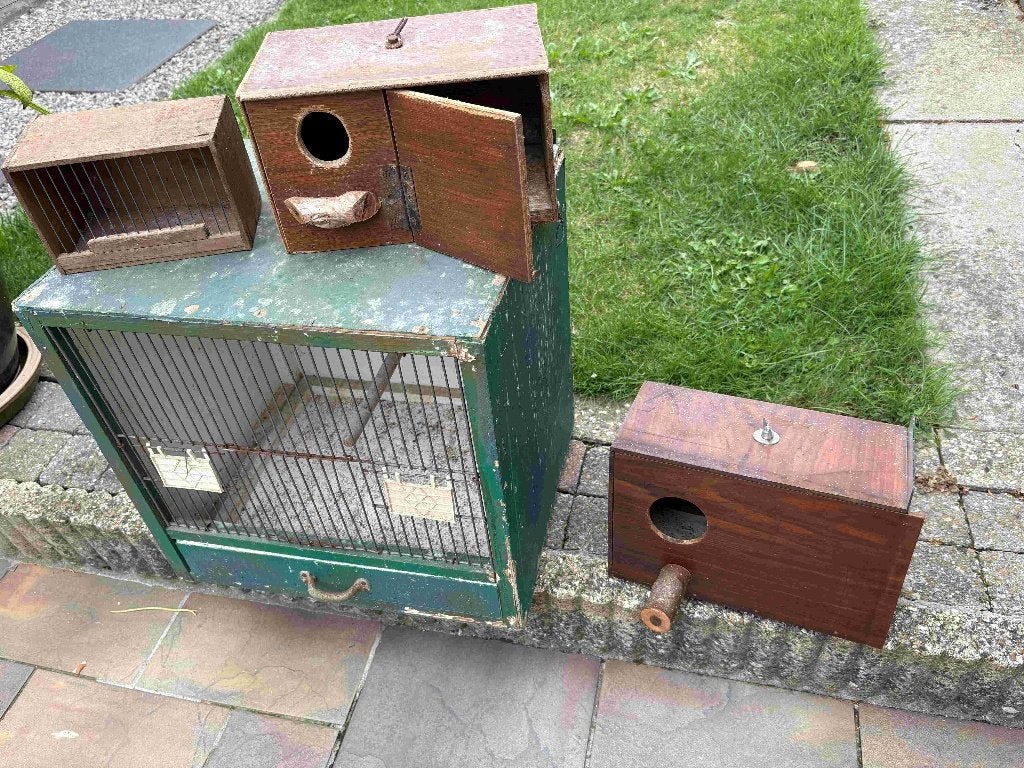 vogelkooi nestkastjes, Dieren en Toebehoren, Ophalen, Gebruikt