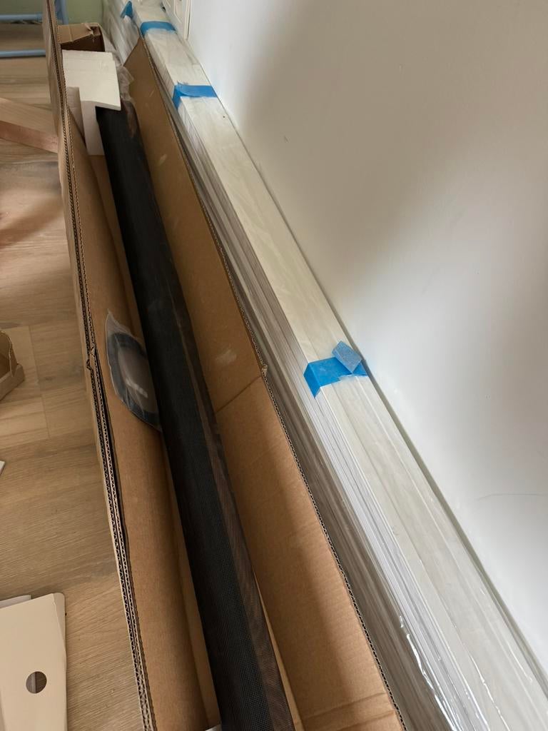 Velux muggengaas platdakvenster 150x80, Ophalen, Nieuw, Dakraam