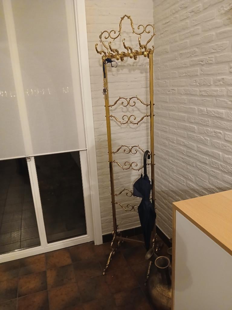 Mooie kapstok, Ophalen, Gebruikt, Metaal, Staande kapstok