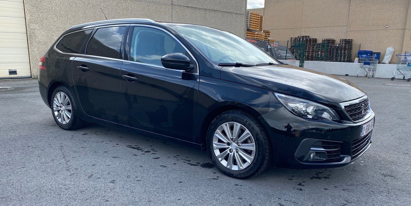 Peugeot 308, Auto's, Voorwielaandrijving, Zwart, Leder, 5 deurs