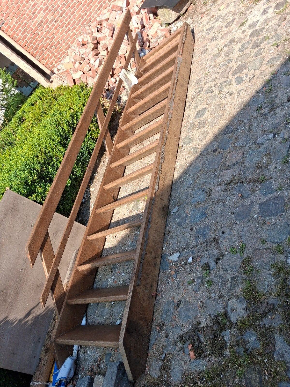 Eiken trap, Doe-het-zelf en Bouw, Ophalen, Trap