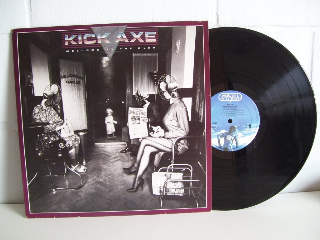 KICK AXE  welcome to the club, Enlèvement ou Envoi, Comme neuf, Avec pochette intérieure, Hard rock