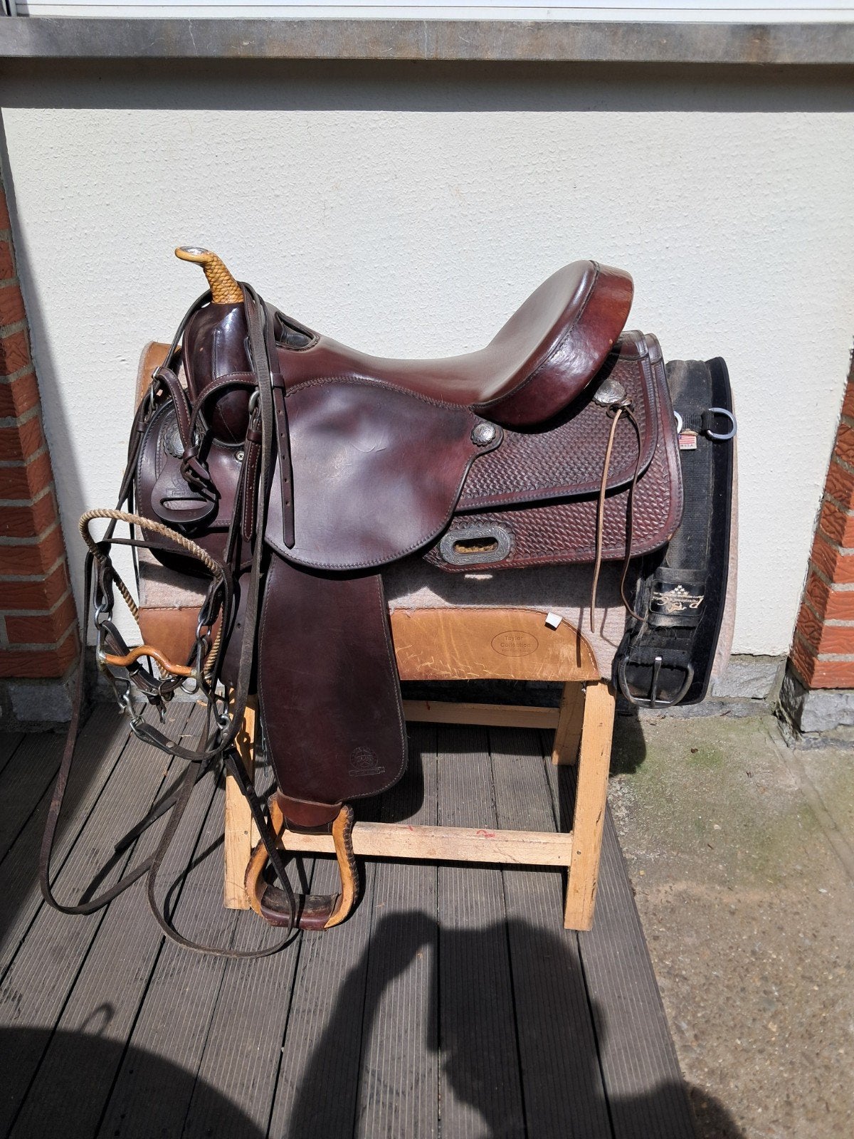 Selle Western (GARLAND)tout bonne état, Animaux & Accessoires, Enlèvement