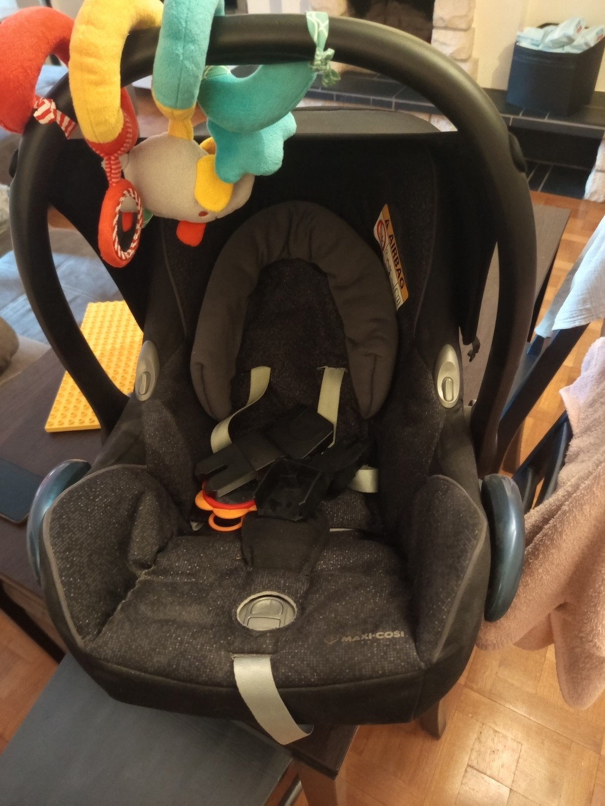 Maxi cosi, Ophalen