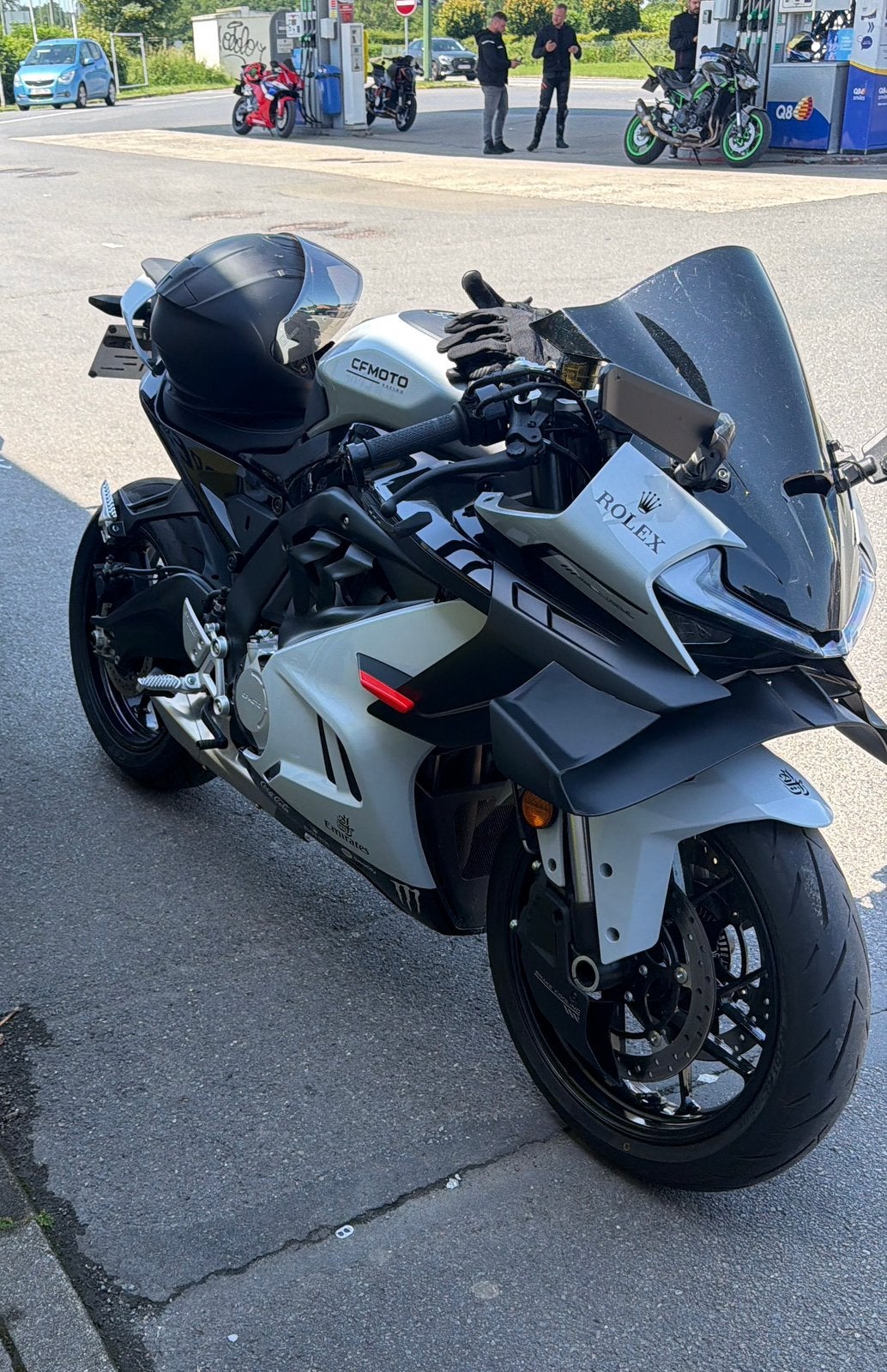 CF MOTO 675 SR-R Airolite grey, 675 cc, Traction Control, 3 cilinders, Super Sport