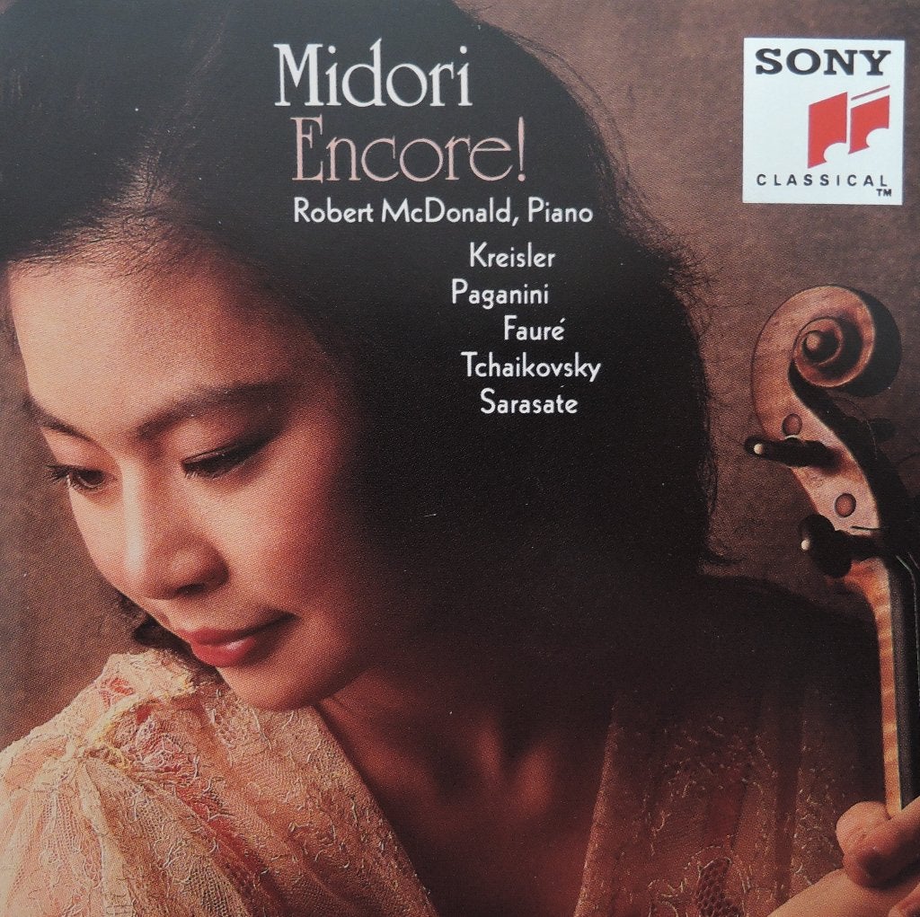 Midori / Encore! - SONY - 1992 - DDD, Enlèvement ou Envoi, Comme neuf, Musique de chambre