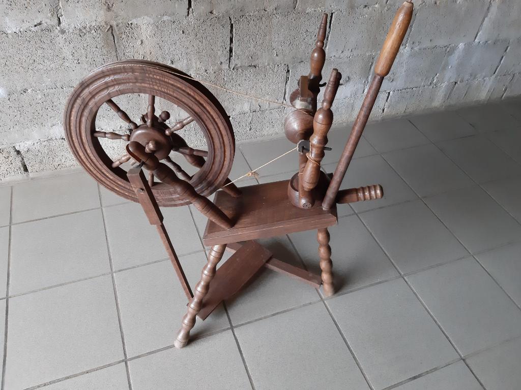 spinnewiel, Hobby en Vrije tijd, Spinnewielen en Spinnen, Ophalen, Gebruikt, Spinnewiel