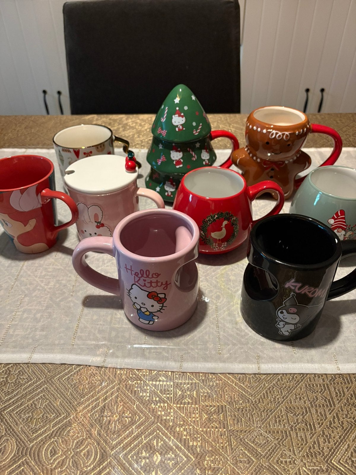 Lot de mugs, Enlèvement
