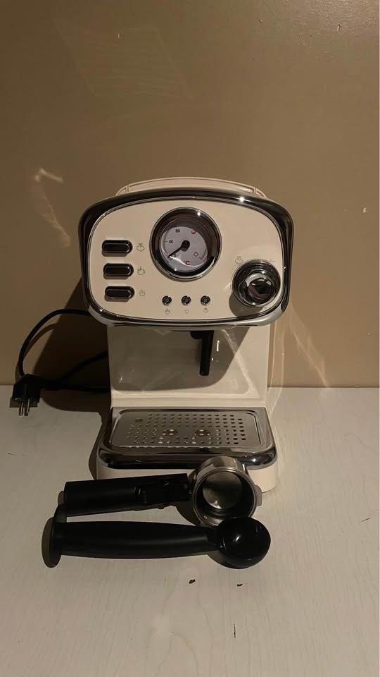 Mandiné Vintage Espressomachine, Electroménager, Machine à espresso, Réservoir d'eau amovible, Enlèvement, 10 tasses ou plus