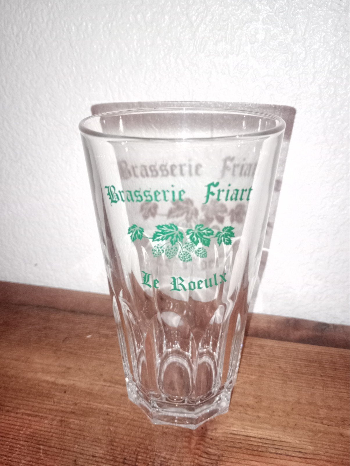 Brasserie bière ancien verre Friart, Collections, Enlèvement ou Envoi, Comme neuf, Verre ou Verres, Autres marques