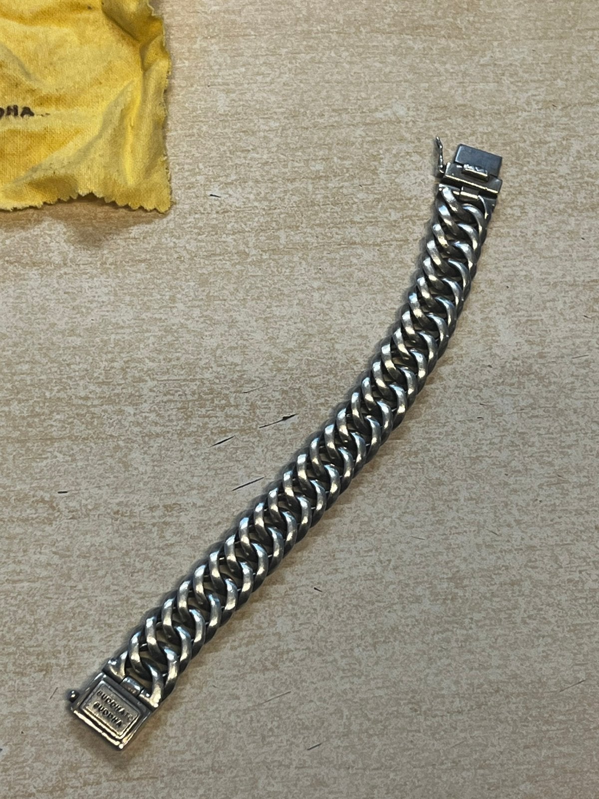 Zware zeer grote in 925 zilver sterling, Ophalen of Verzenden, Zo goed als nieuw, Zilver
