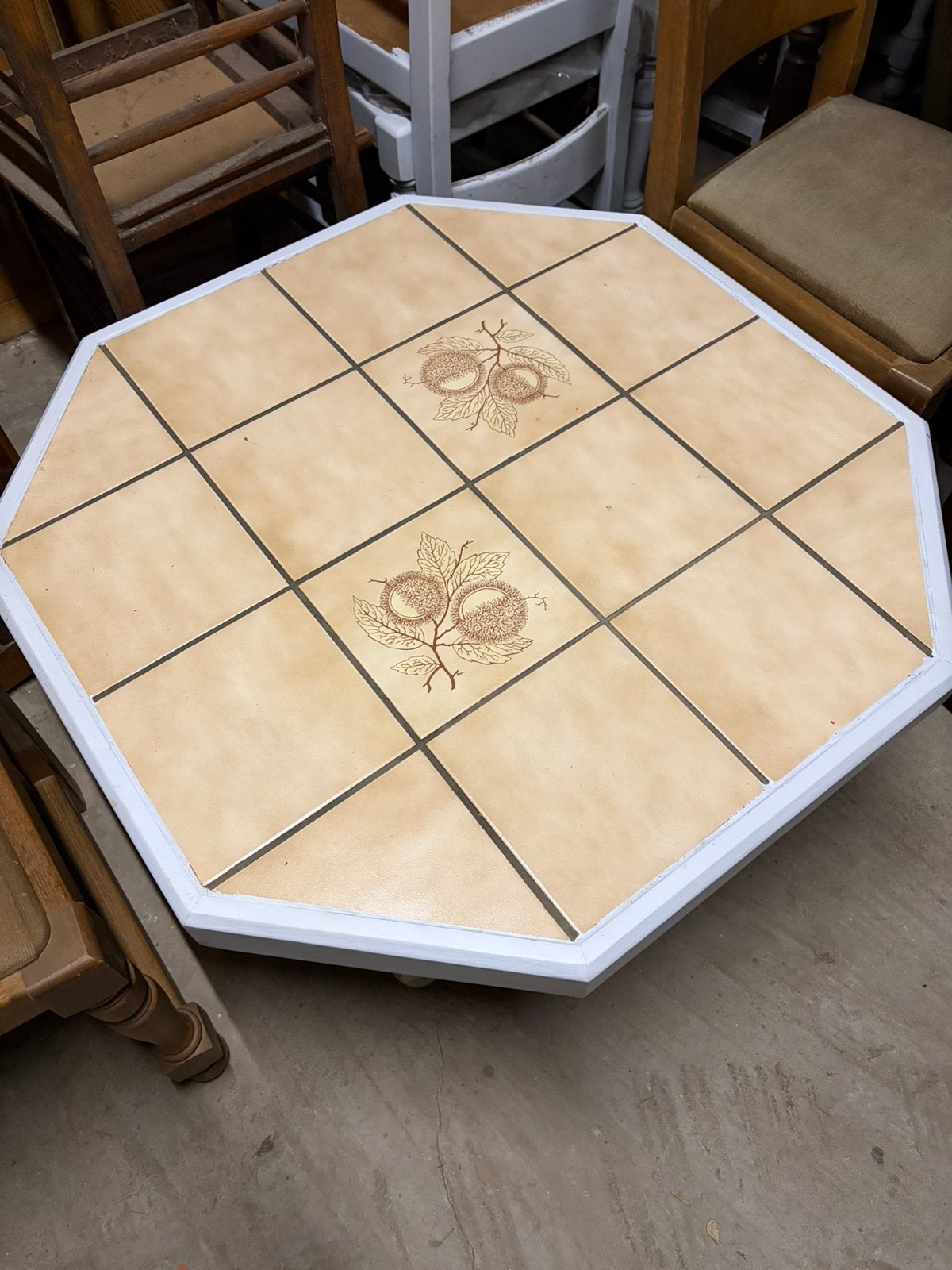 Vintage salontafel, Tuin en Terras, Ophalen, Zo goed als nieuw