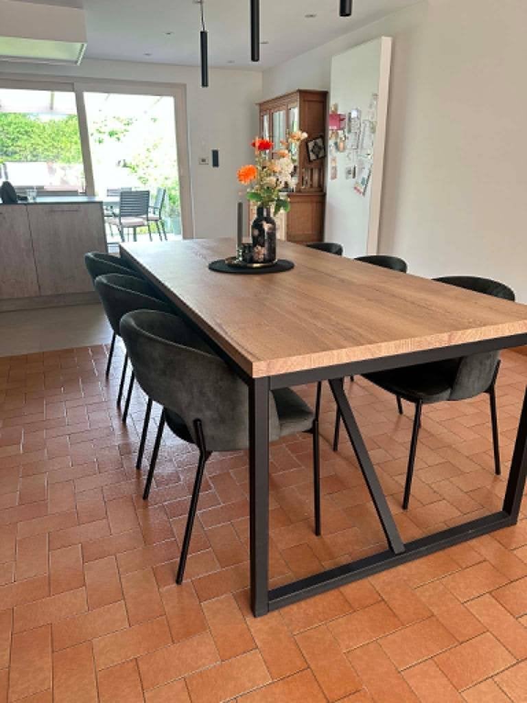 Teak tafel, Ophalen, Zo goed als nieuw, Teakhout