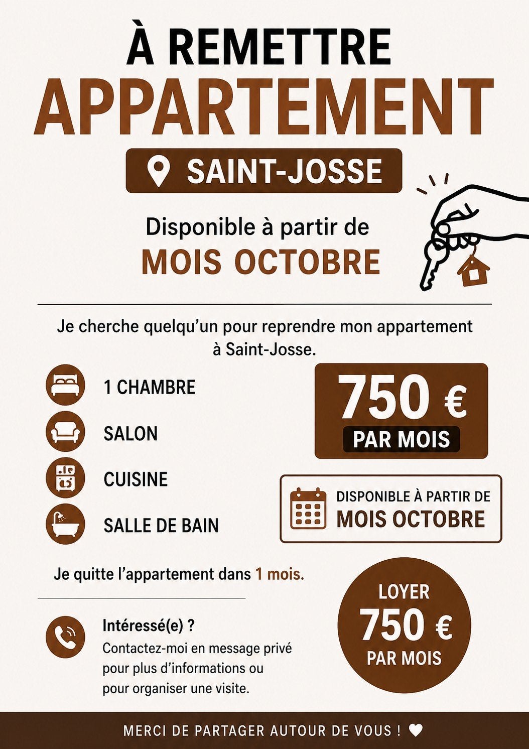 Apparemment a louer, Immo