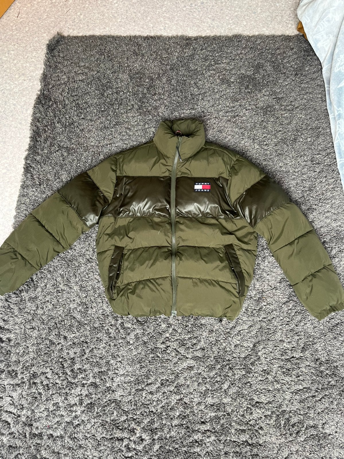 Tommy jeans jas, Kleding | Heren, Ophalen, Zo goed als nieuw, Maat 46 (S) of kleiner