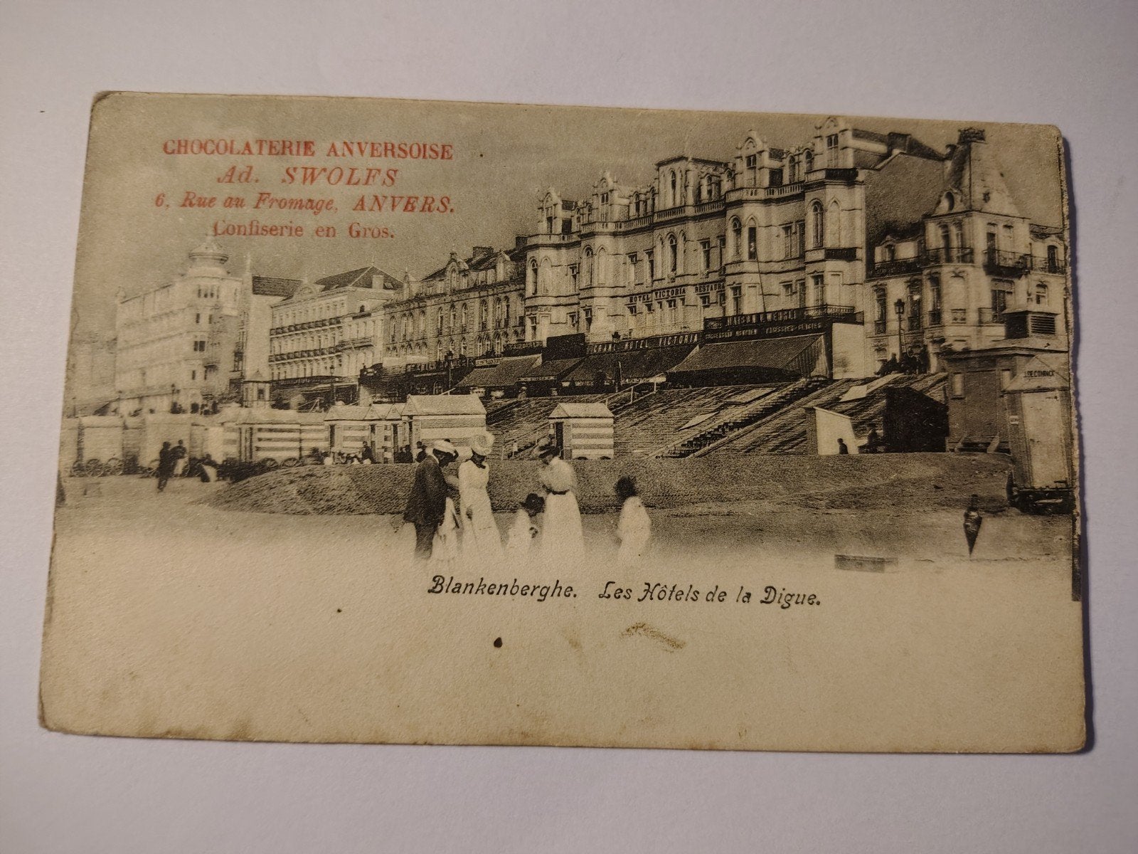 Blankenberge Les Hôtels de la Digue., Ophalen of Verzenden