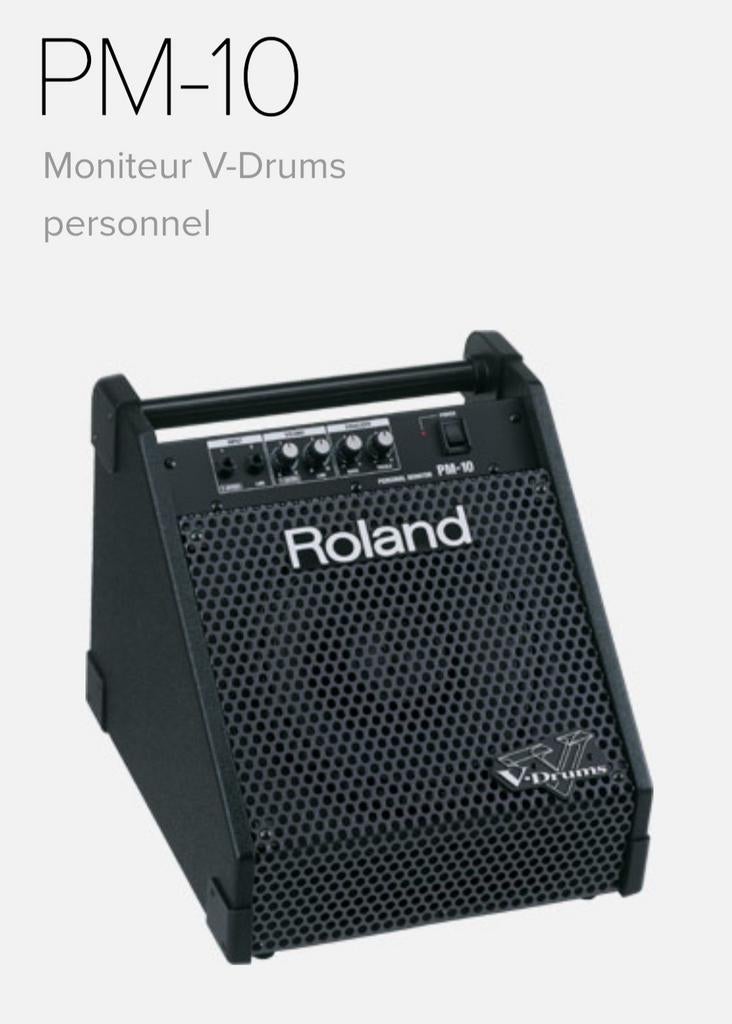 Roland moniteur PM-10, Enlèvement