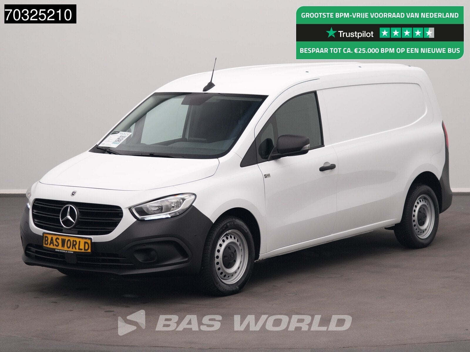 Mercedes Citan 112 CDI L2H1 LED Airco Camera Cruise Parkeers, Stof, Gebruikt, Euro 6, 4 cilinders