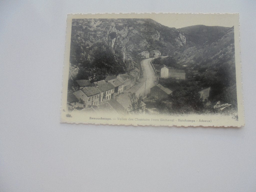 remouchamps-vallon des chantoirs, Envoi, 1940 à 1960, Affranchie, Liège