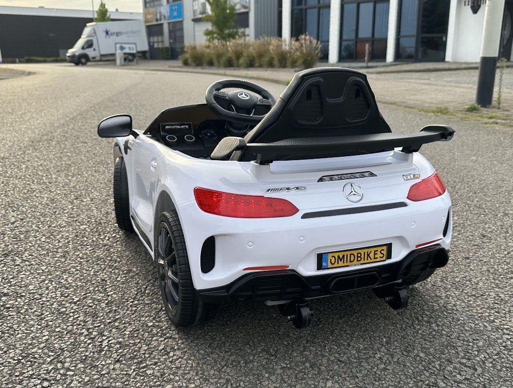 Mercedes-Benz GT-R AMG wit 12V Afstandsbediening, MP3, AUX!, Kinderen en Baby's, Ophalen of Verzenden, Nieuw