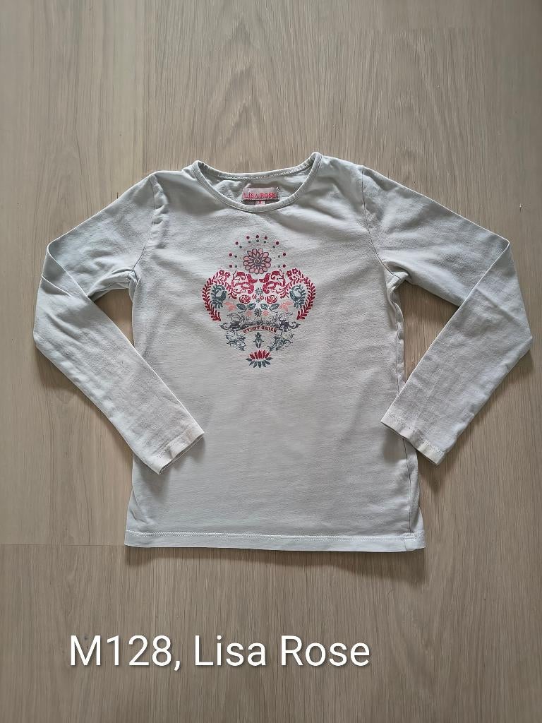 Meisjeskledij M122-128 longsleeves, Ophalen, Gebruikt, Meisje, Shirt of Longsleeve