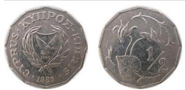 Cyprus 1/2 cent - 1983 (lot van 2 munten), Ophalen, Overige landen, Setje