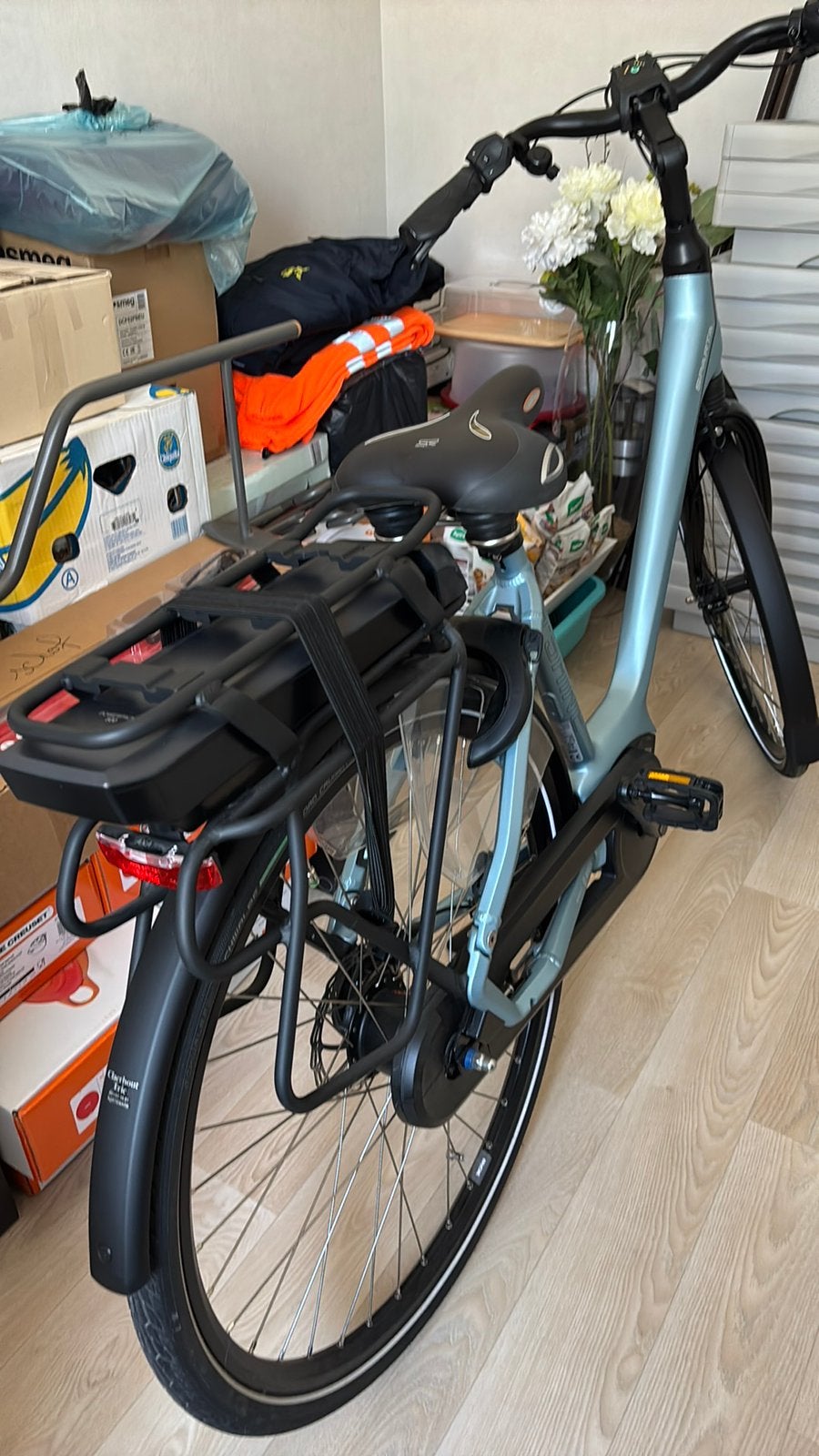 Fiets sparta batterij 500kw maar 12km, Fietsen en Brommers, Ophalen, Zo goed als nieuw, Sparta