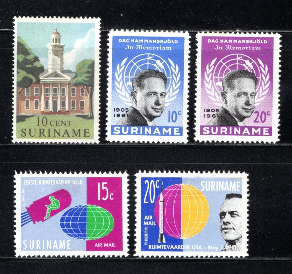 SURINAME Lot 1961 MH, Timbres & Monnaies, Timbres | Surinam, Envoi, Non oblitéré