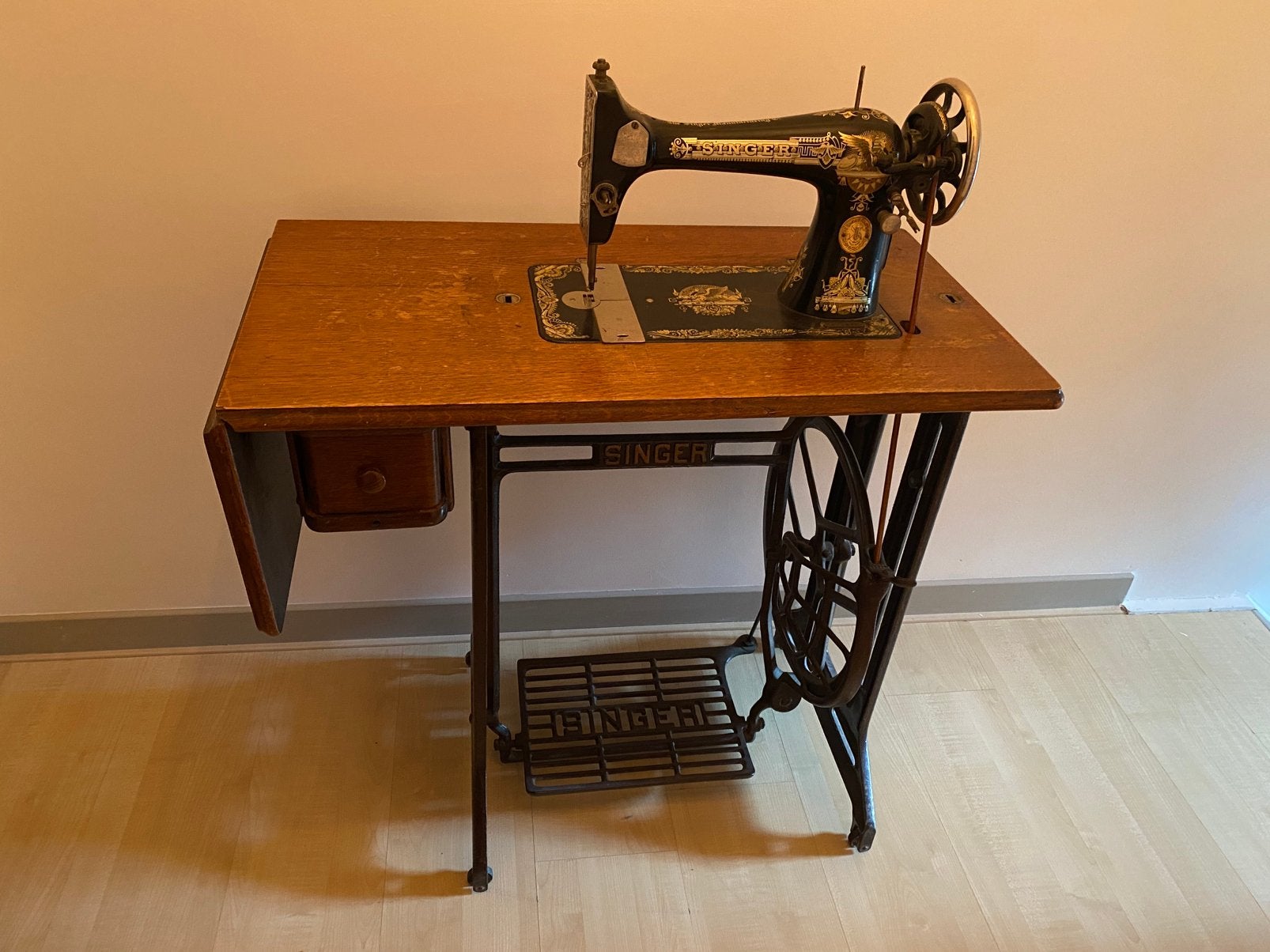 Singer naaimachine, Antiek en Kunst, Antiek | Naaimachines, Ophalen