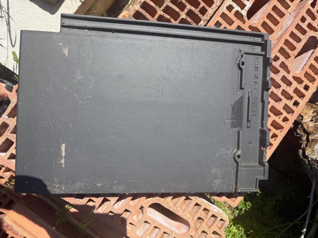dakpannen, Doe-het-zelf en Bouw, Ophalen, 10 tot 15 m², Steen of Klei, Zwart