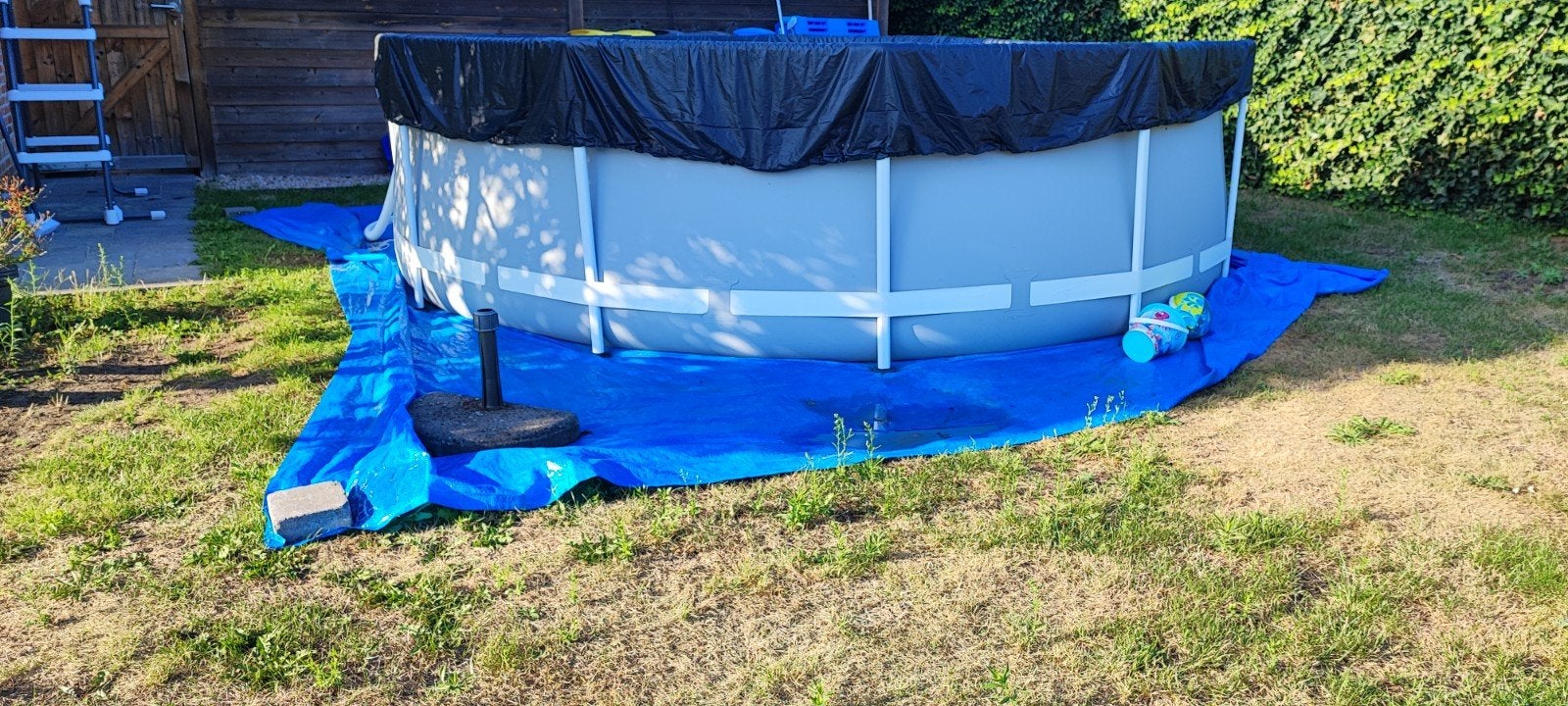 rond zwembadzeil, Tuin en Terras, Ophalen, Rond